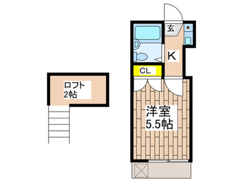 間取図 ウッディ藤沢