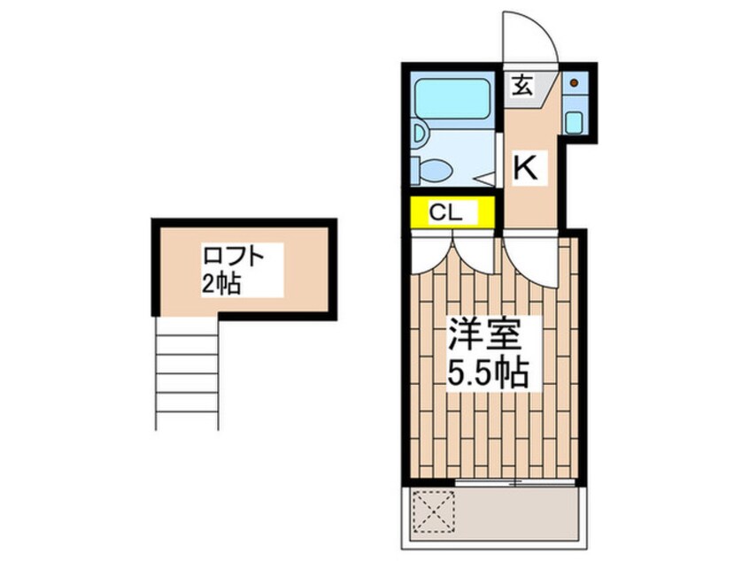 間取図 ウッディ藤沢