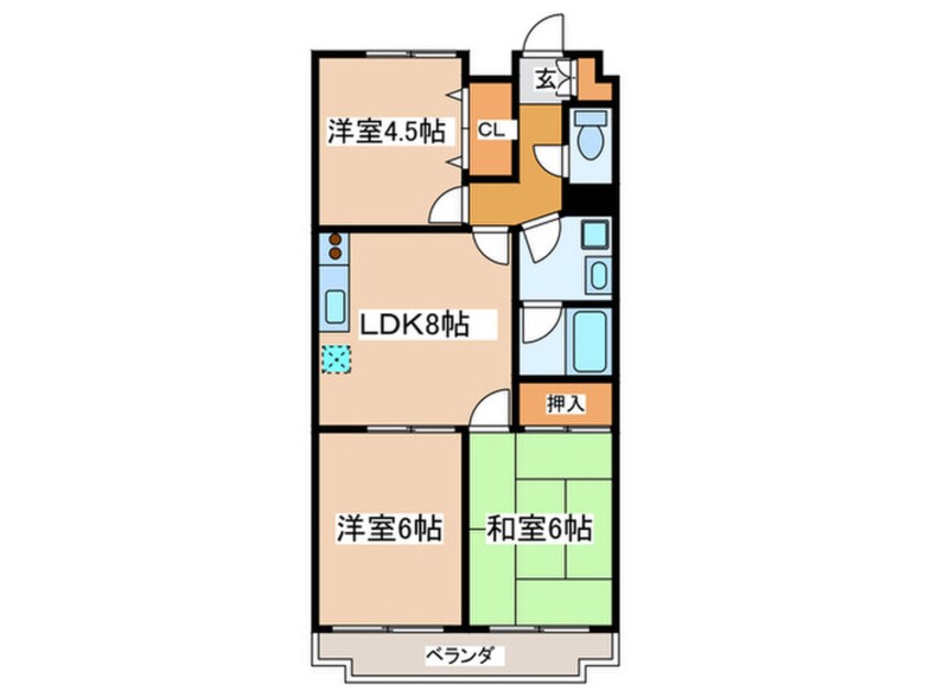間取図 ビアーレ小金井