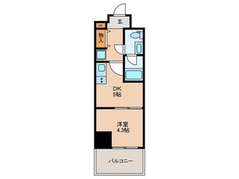 間取図 コンフォリア・リヴ志村三丁目