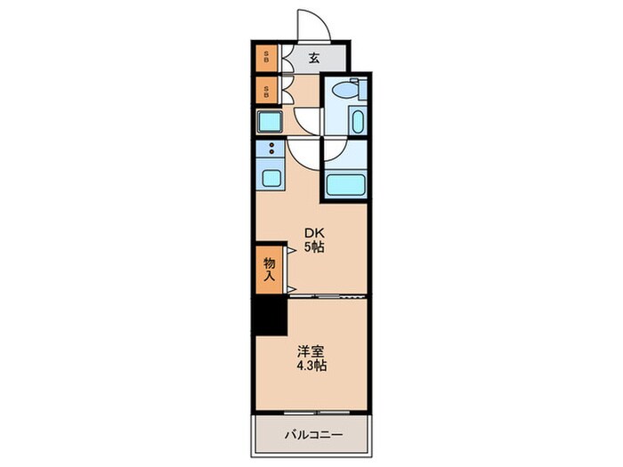 間取り図 コンフォリア・リヴ志村三丁目