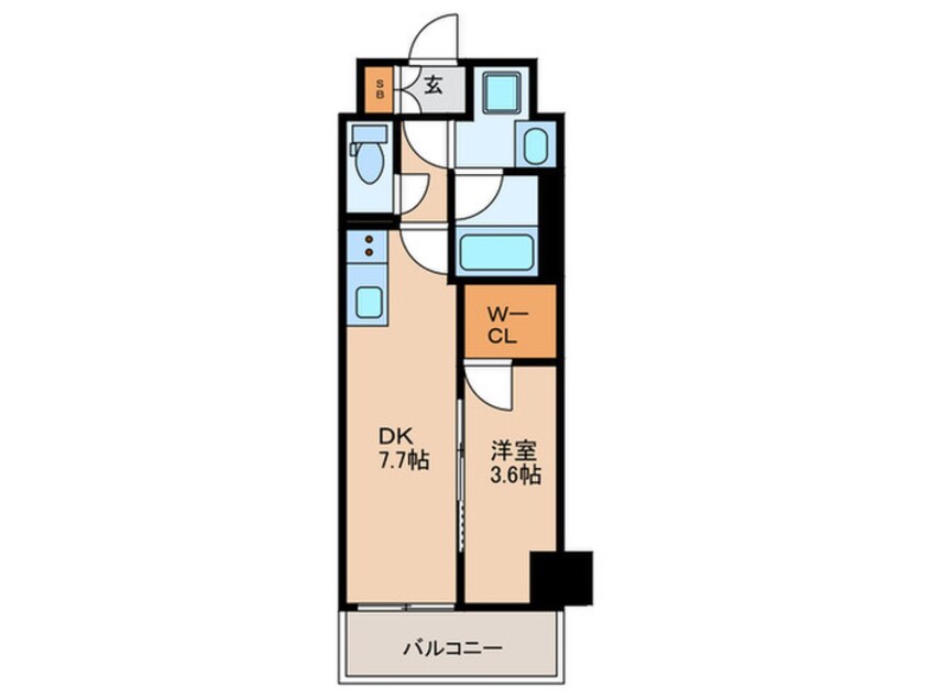 間取図 コンフォリア・リヴ志村三丁目