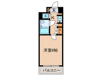 間取図 新丸子ﾀﾞｲｶﾝﾌﾟﾗｻﾞｼﾃｨ(410)