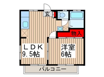 間取図 ア－リ－ハイツ鴨川