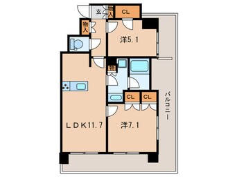 間取図 コムレジ赤羽（賃貸棟）