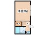 田代ﾊｳｽ1号 1Kの間取り