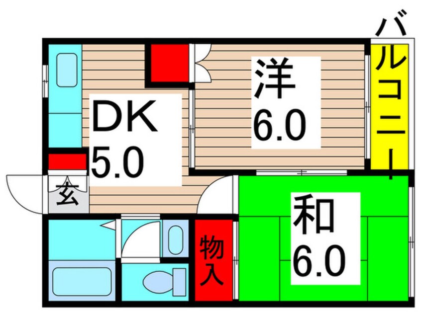 間取図 第１アスナロハイム