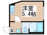 リオン六町 1Rの間取り