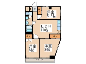 間取図 堀江ビル