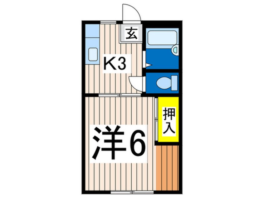 間取図 湘南コーポ