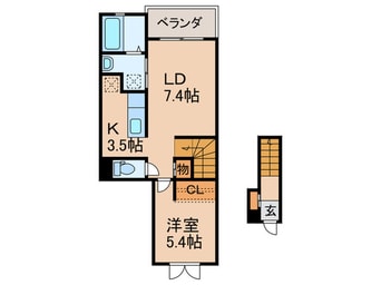 間取図 リーブ　セレブリテⅠ