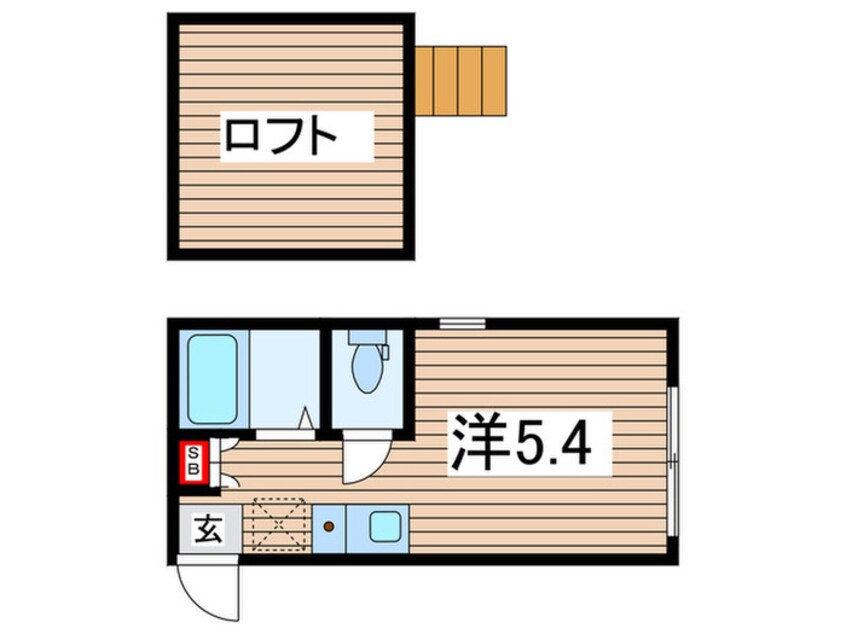 間取図 ヒルズ日吉Ｂ棟