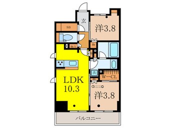 間取図 テラス駒込イースト