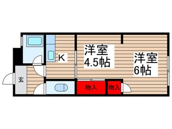 間取図 東和マンション（３０６）