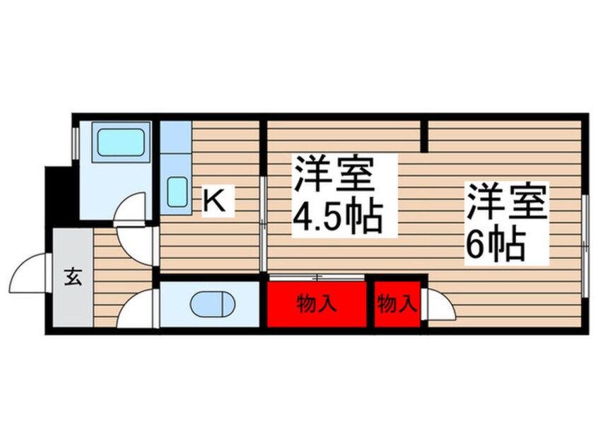 間取図 東和マンション（３０６）