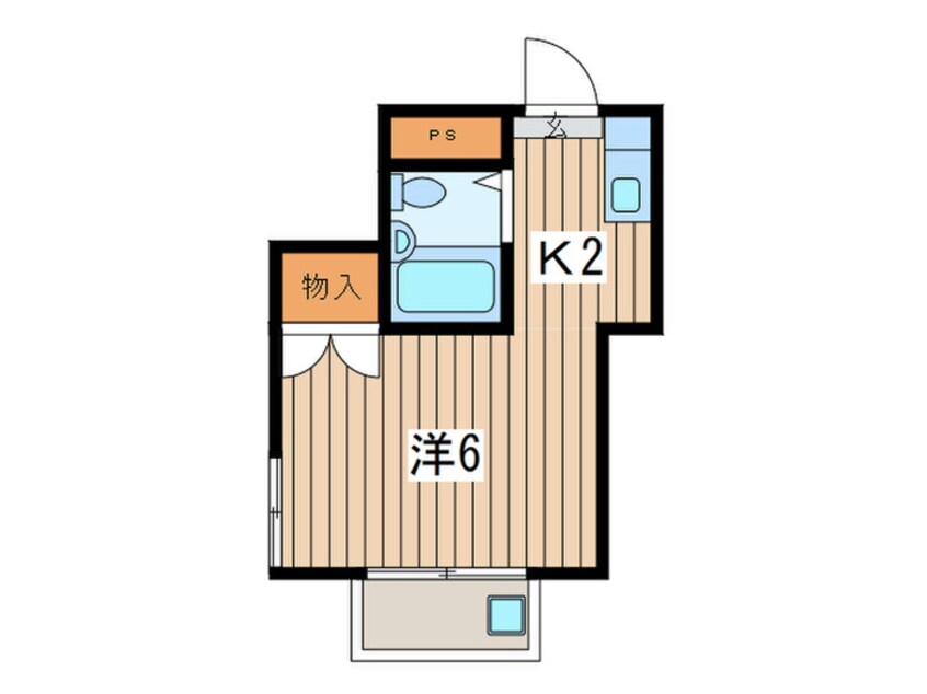 間取図 マルワフラット