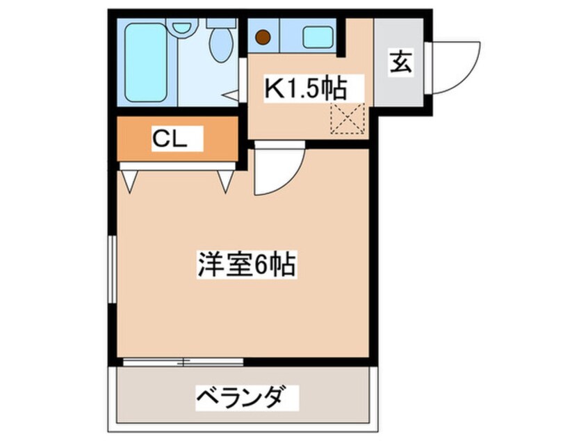 間取図 サザンビ－チテラス