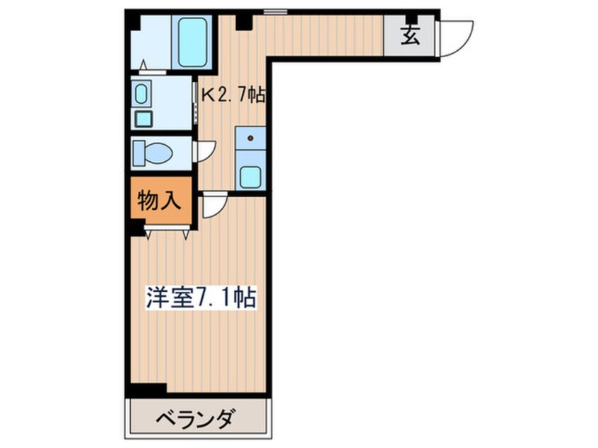 間取図 ベルージュ本多