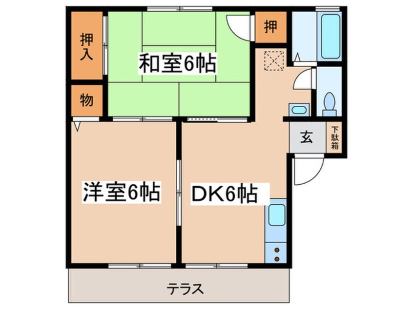 間取図 コスモスハイム