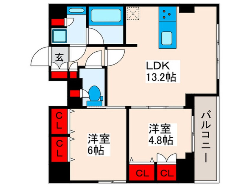 間取図 アーバンパーク尾久NORTH