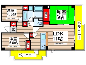 間取図 T`s garden西船橋