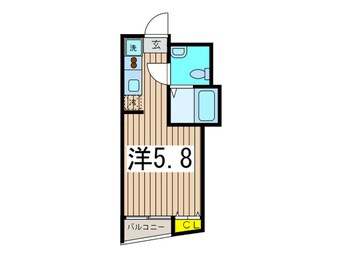 間取図 ｓｔｕｄｉｏ　ｚａｉ