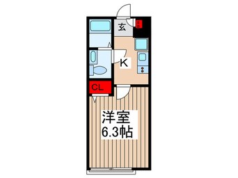 間取図 プラト－松戸戸定