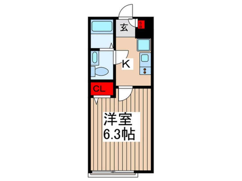 間取図 プラト－松戸戸定