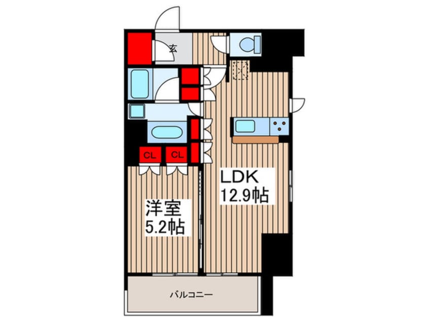 間取図 リーフシティ市川ザレジデンス