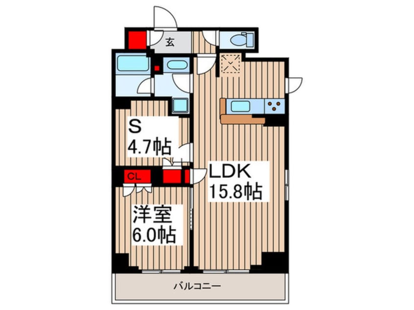 間取図 リーフシティ市川ザレジデンス
