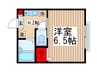 パークヒルズ 1Kの間取り