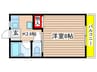 いけだやハイツ 1Kの間取り