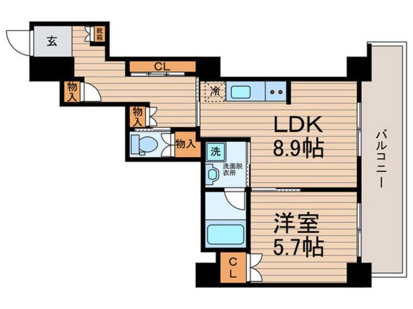 間取図 田中コーポラス