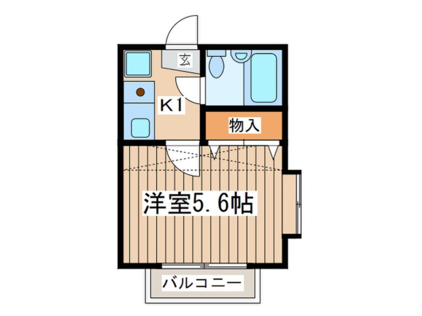 間取図 ジュネパレス茅ヶ崎４