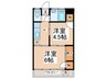 高橋マンションＢ棟 2Kの間取り