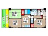 ホ－ムズ第３キュ－ブ 3DKの間取り