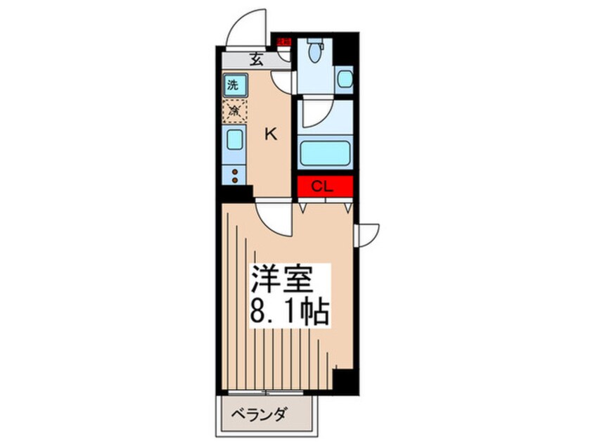 間取図 ＡＬＩＫＡ錦糸町ＰＵＲＥＳＳＯ