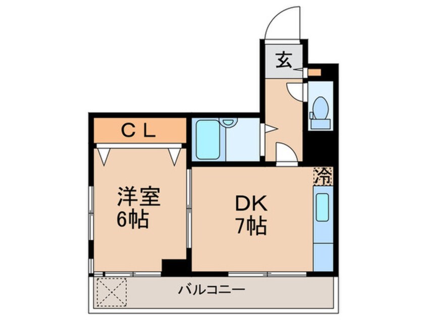 間取図 ＪＬＢグランエクリュ戸越銀座