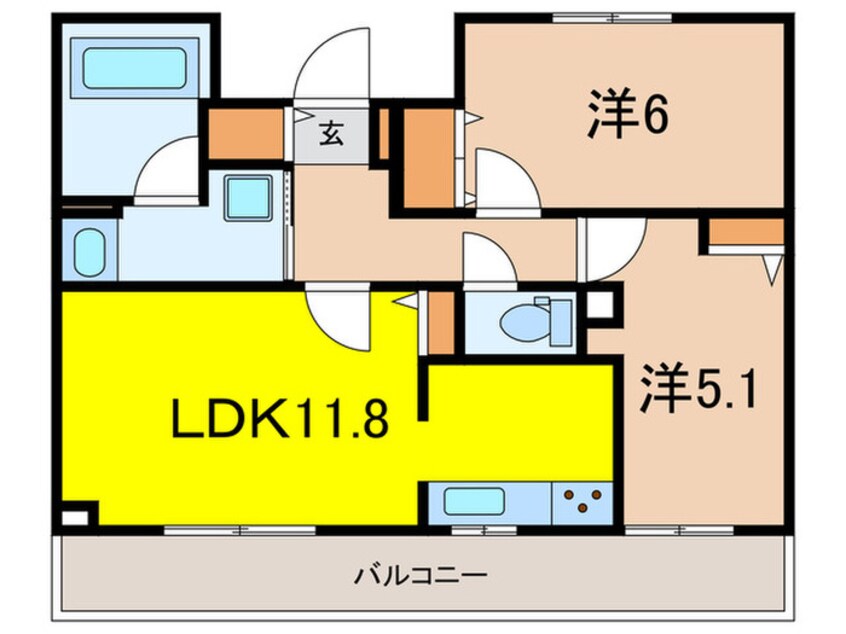 間取図 ライオンズマンション目白(1302)