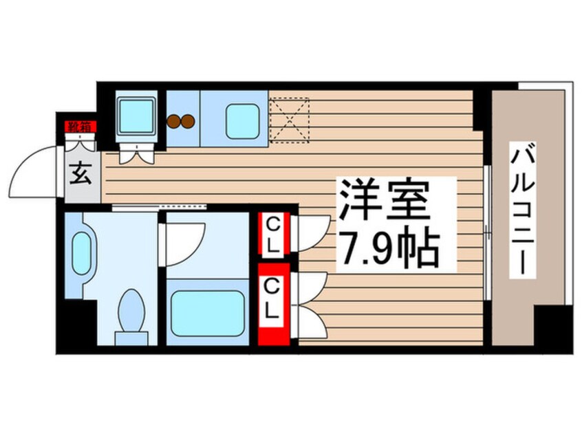 間取図 レジディア錦糸町Ⅱ