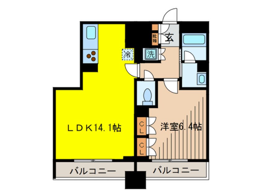 間取図 レジディア錦糸町Ⅱ