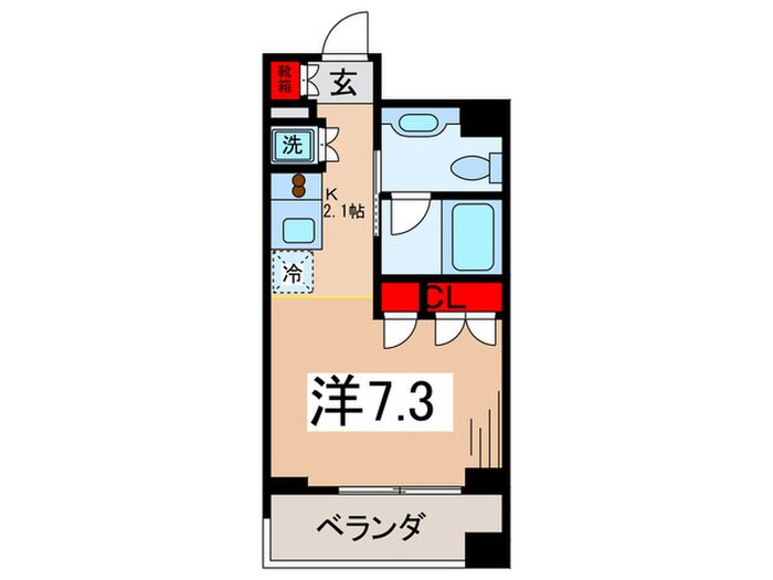 間取り図 レジディア錦糸町Ⅱ