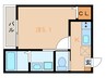 Searex横須賀中央 1Kの間取り