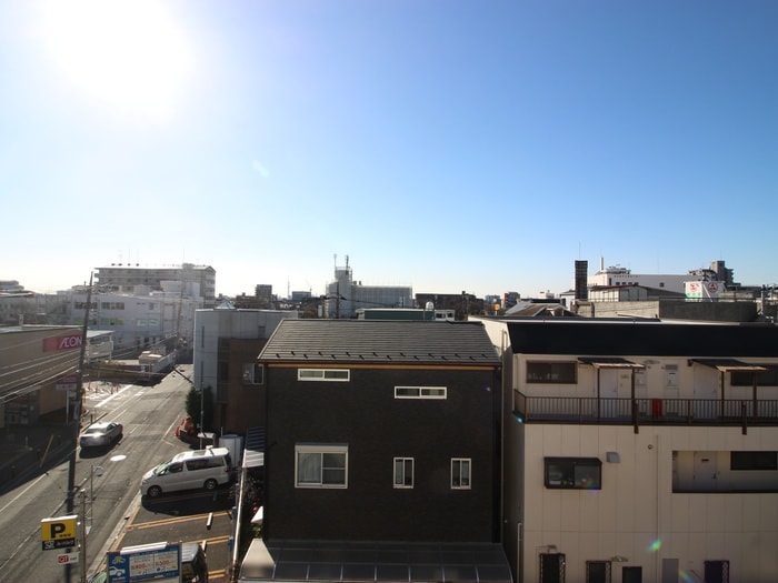 室内からの展望 羽田コ－ポ