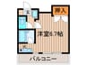 ウイン高尾 1Kの間取り