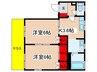 セピアコ－トＣ 2Kの間取り