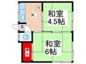 尼野荘 2Kの間取り