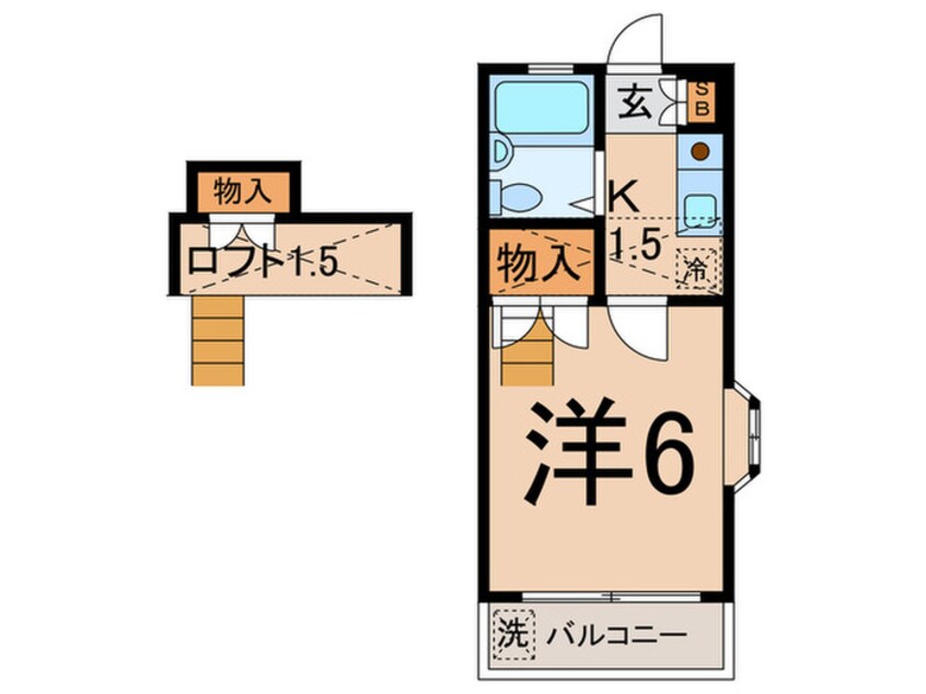 間取図 メゾンド　アミ
