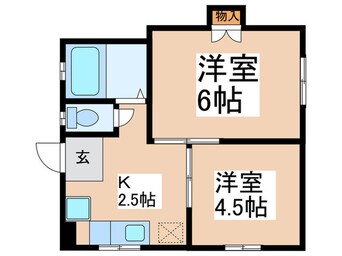 間取図 ハイツ田中