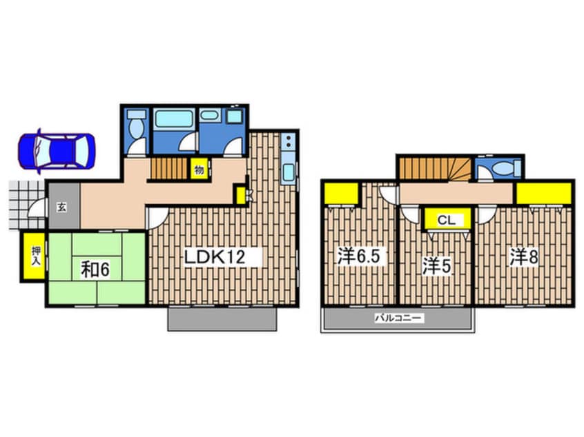 間取図 東戸塚戸建(5号棟)